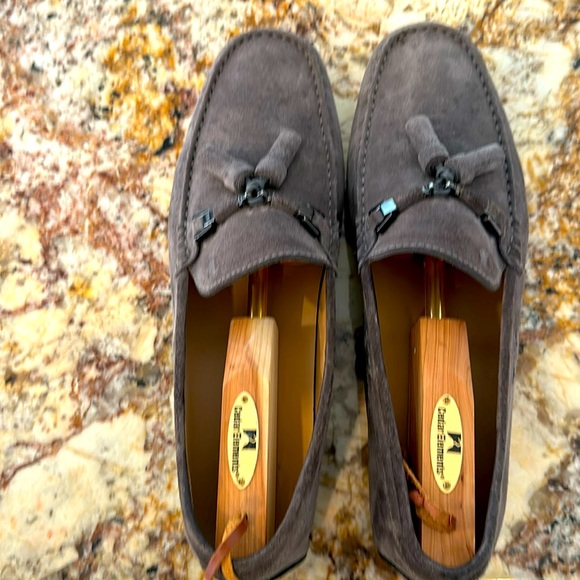 Todd’s gray suede loafers with tassel. Size 10.5. Basically brand new. - Picture 3 of 8